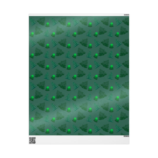 Evergreen Tree Wrapping Paper