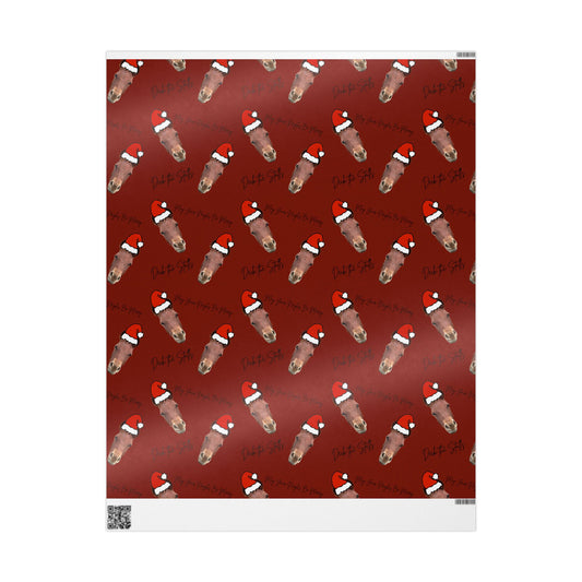 Deck the Stalls Wrapping Paper-Red