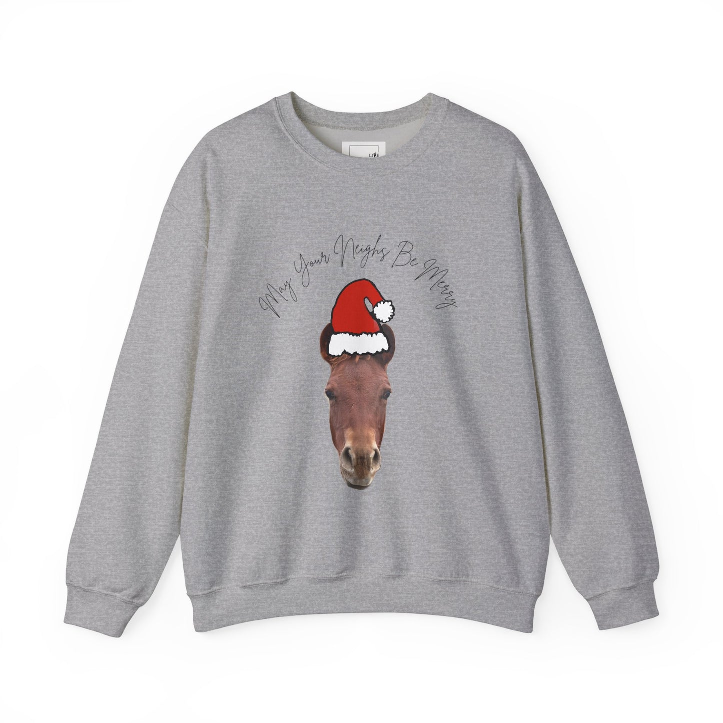 Christmas Horse Neighs Crewneck Sweatshirt