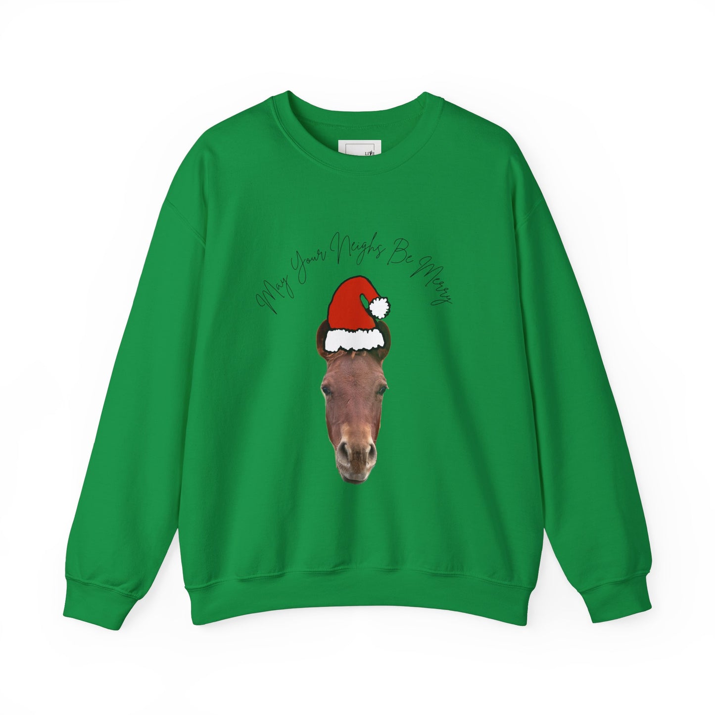 Christmas Horse Neighs Crewneck Sweatshirt