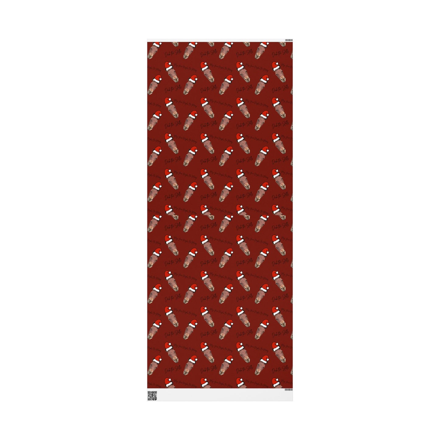 Deck the Stalls Wrapping Paper-Red