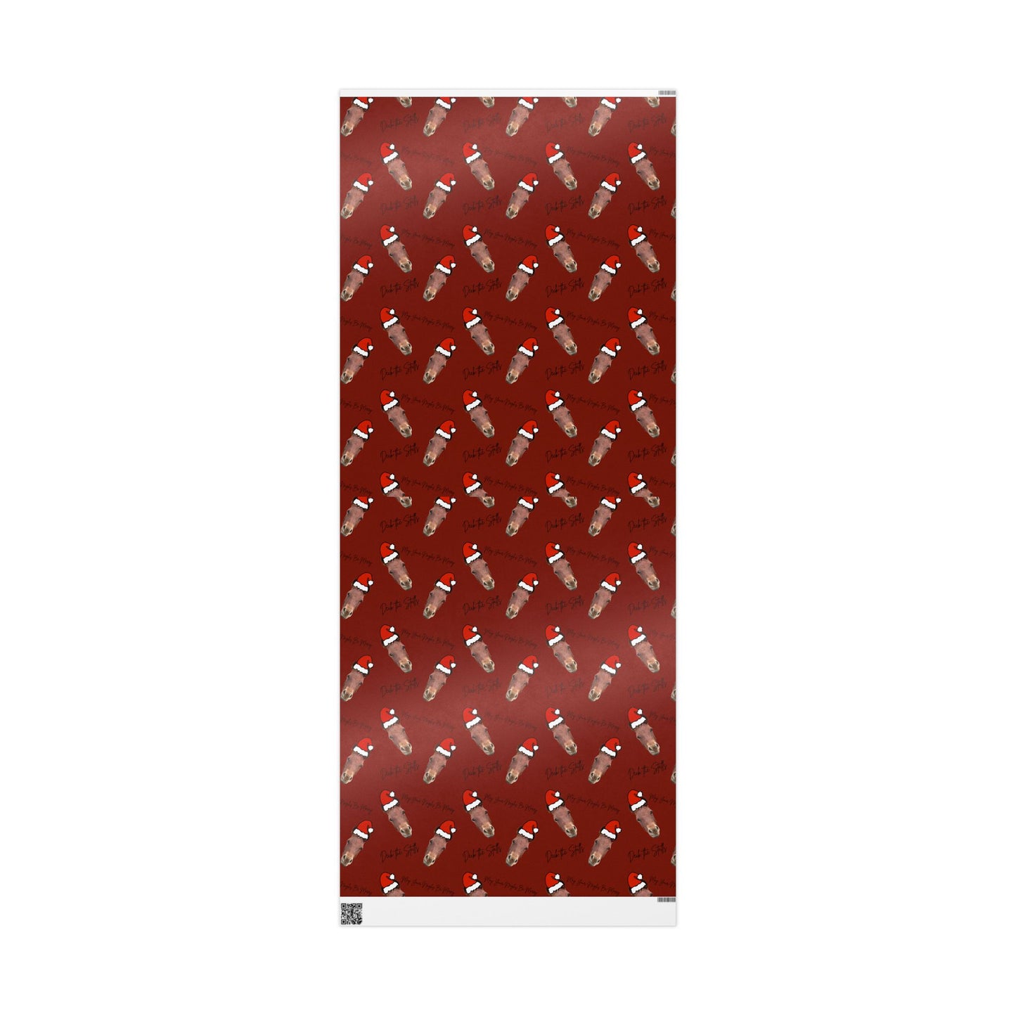 Deck the Stalls Wrapping Paper-Red