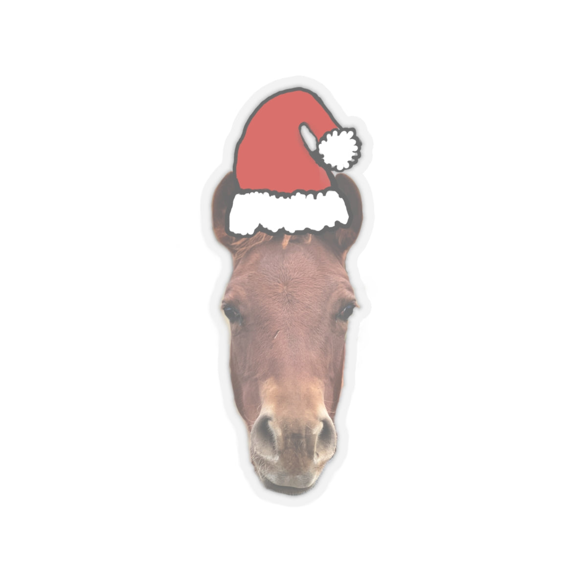 Christmas Horse Scarlett Sticker