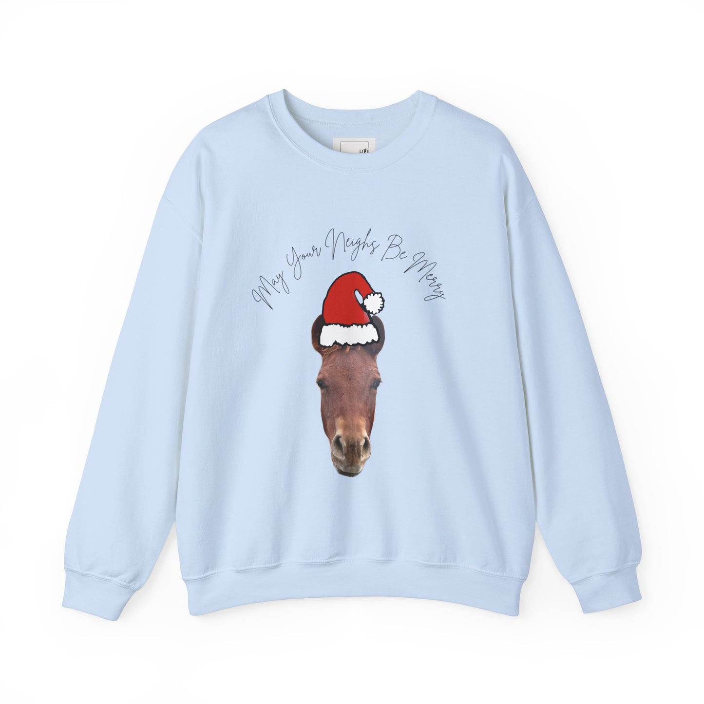 Christmas Horse Neighs Crewneck Sweatshirt