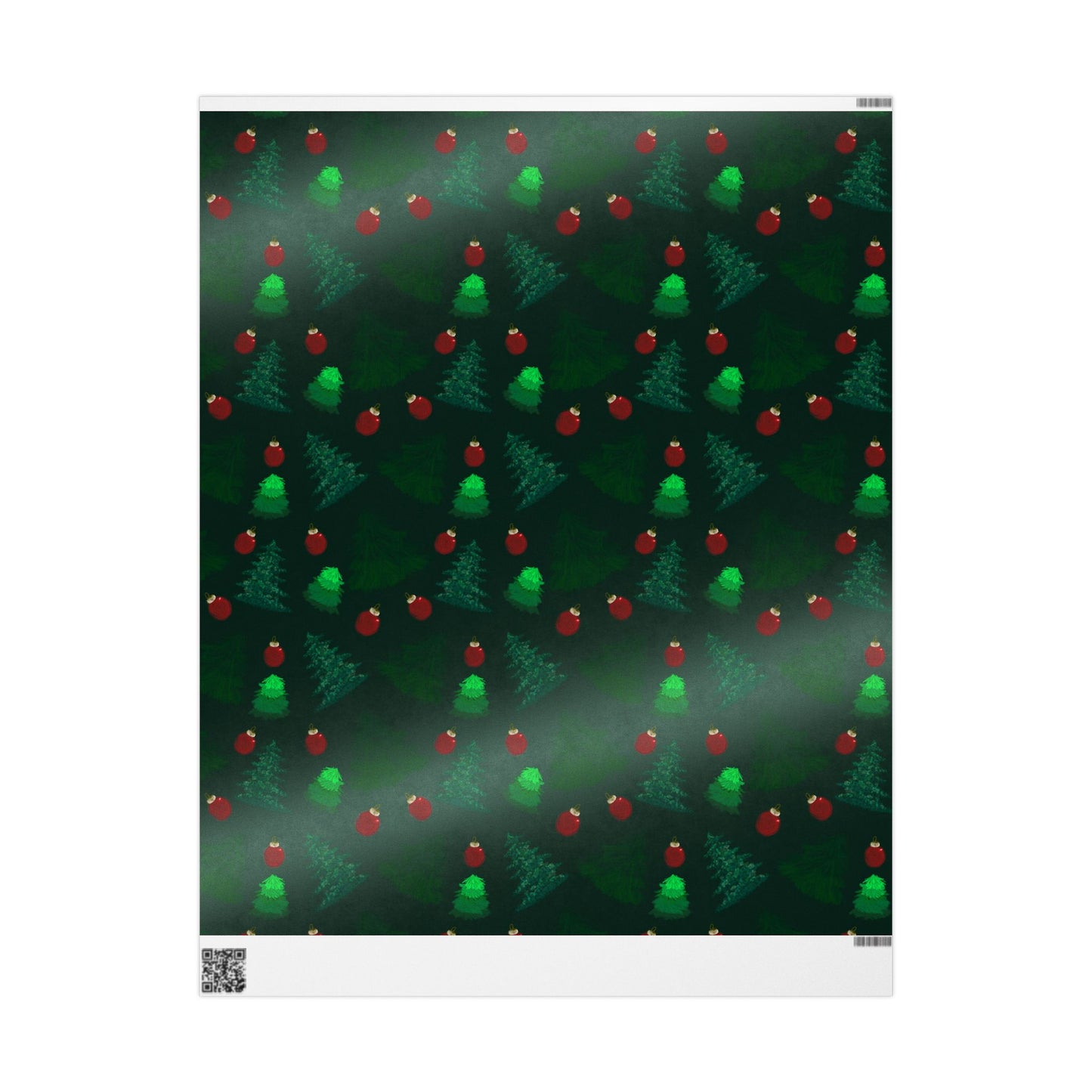 Evergreen Christmas Tree Wrapping Paper