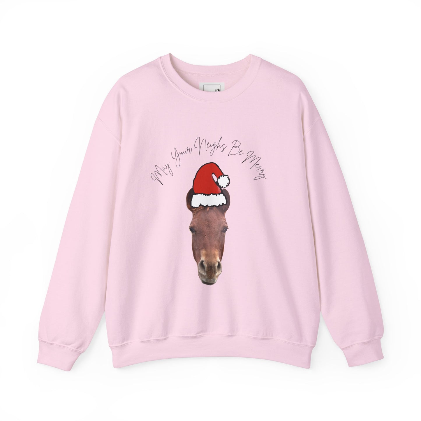 Christmas Horse Neighs Crewneck Sweatshirt