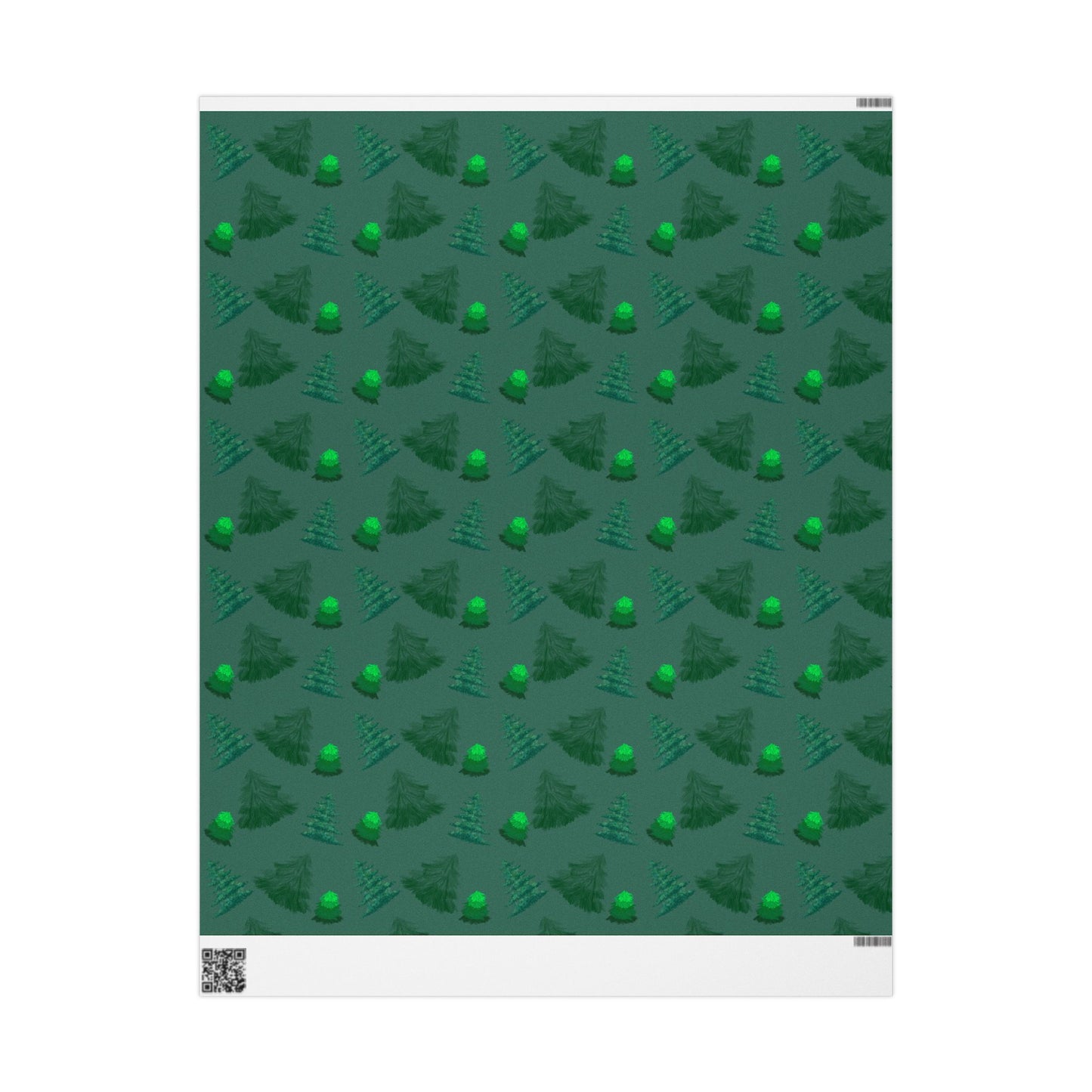 Evergreen Tree Wrapping Paper